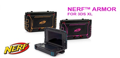 Carcasa Nerf Armor 3Ds XL Azul 
